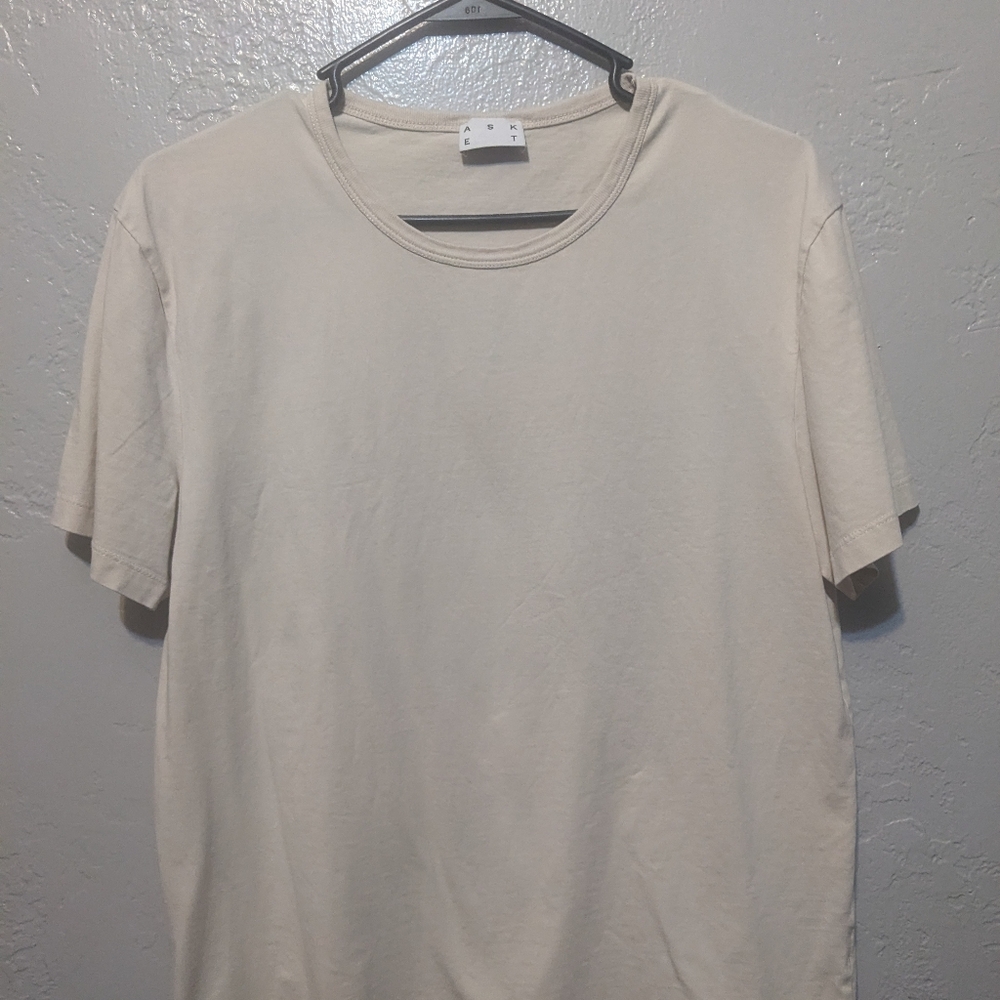 Asket T Shirt Off white White
